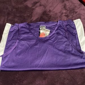 Bike Purple and White Basketball Jersey Size XL New